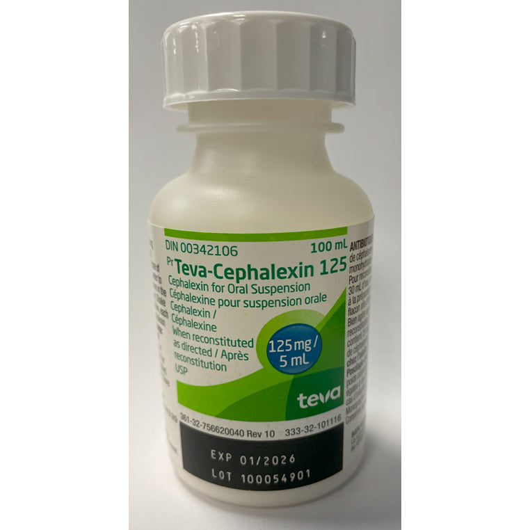 Cephalexin Suspension 25 mg/ml 100 ml