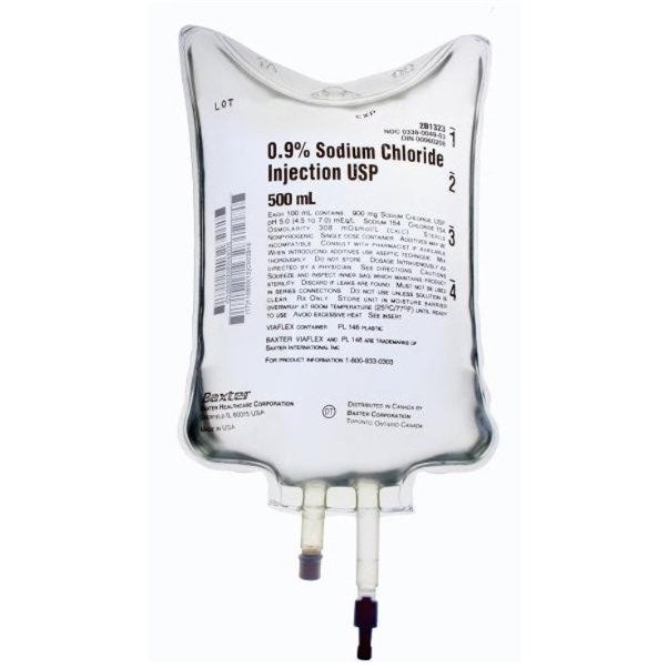 Sodium Chloride Injectable Solution 500 ml 9 mg/ml