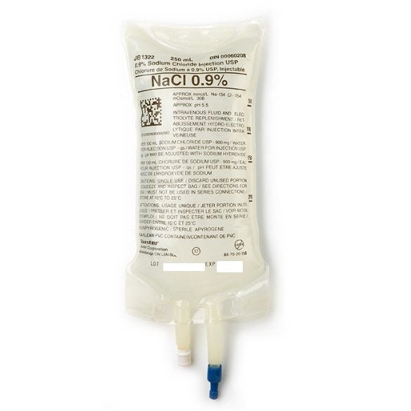 Sodium Chloride Injectable Solution 250 ml 9 mg/ml