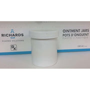 Ointment jars plastic capped White 12 x 240 ml