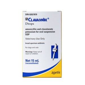 Clavamox Drops 50 mg/ml 15 ml