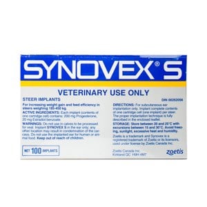 Synovex S 100 Units 20/200 mg
