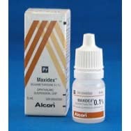 Maxidex ophtalmic suspension 0.1 % 5 ml
