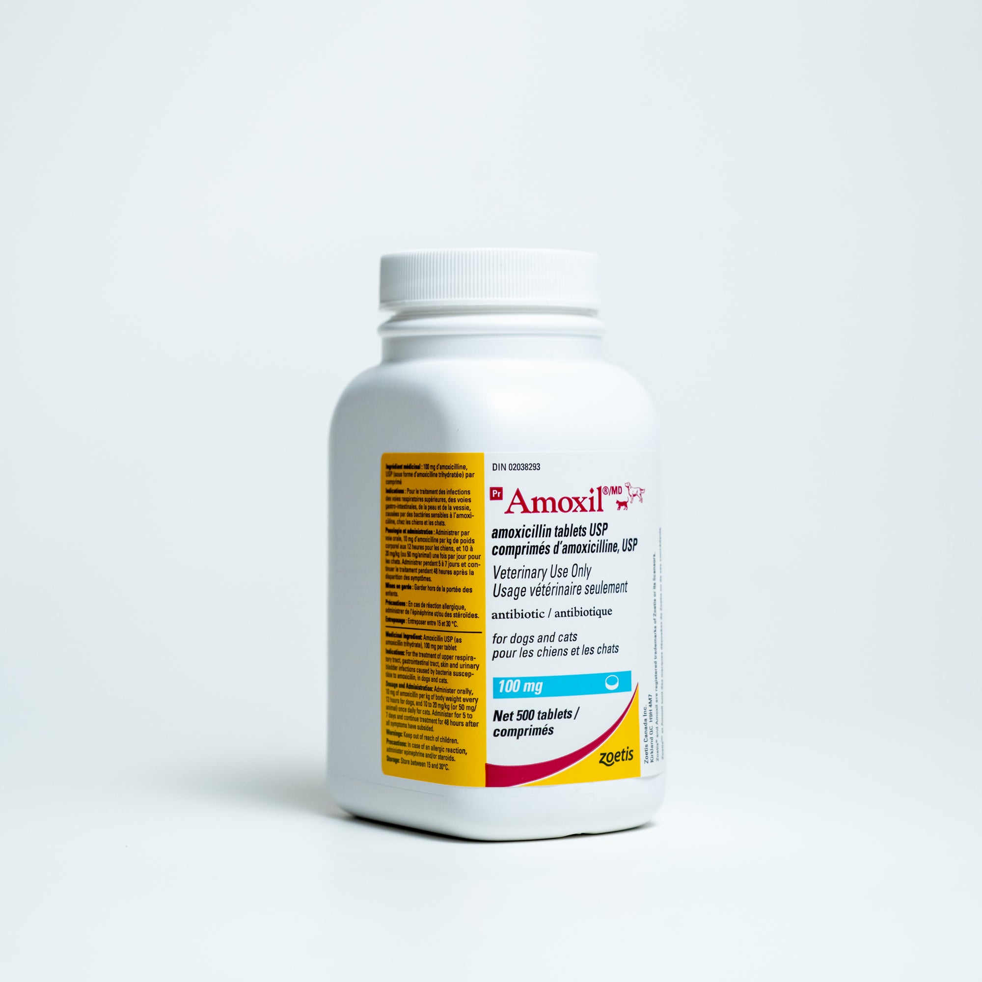 Amoxil 100 mg 500 Tab
