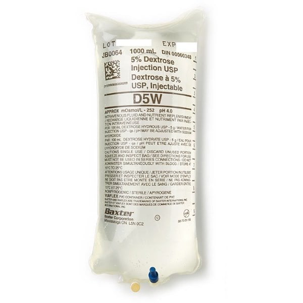 Dextrose USP Injectable Solution 1000 ml 50 mg/ml