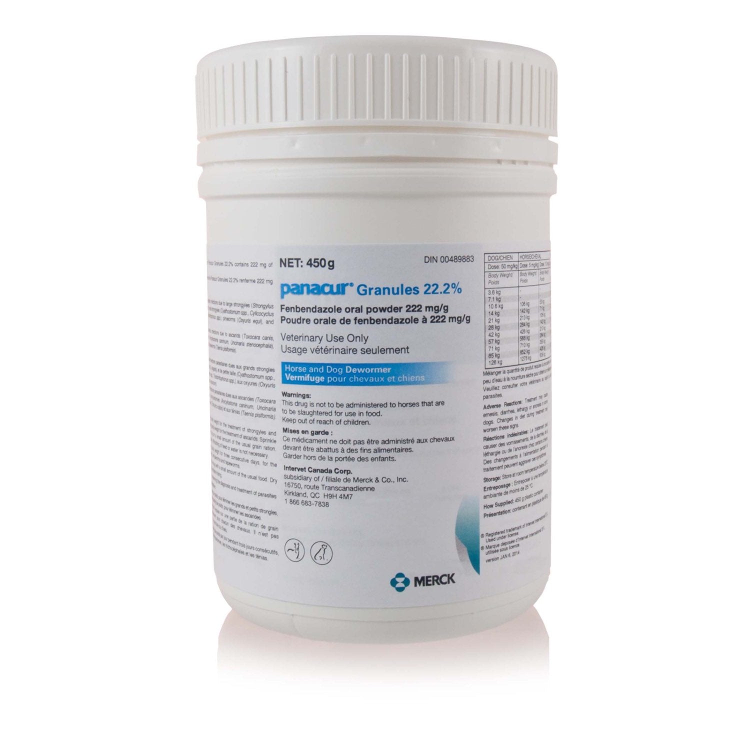Panacur Granules 450 g 22.2 %