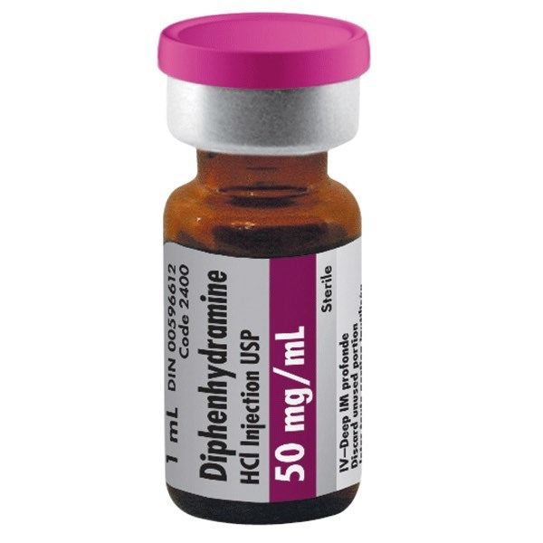 Diphenhydramine hydrochloride injection 50 mg/ml 10 x 1 ml