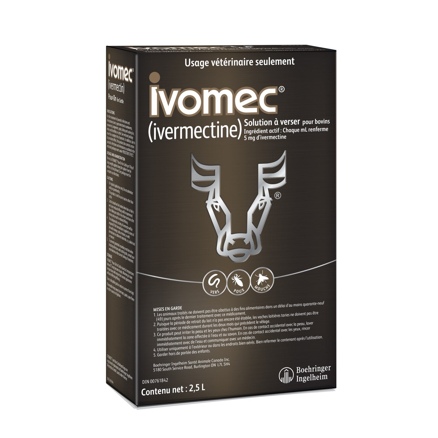Ivomec Pour-On 5 mg/ml 2.5 L