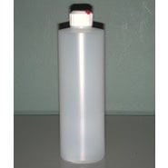 Lock Top Plastic Cylinder Bottle Natural 125 ml