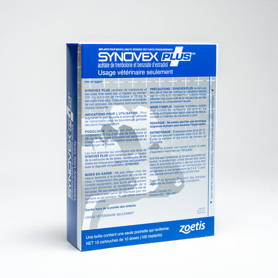 Synovex Plus 100 Units 200/28 mg